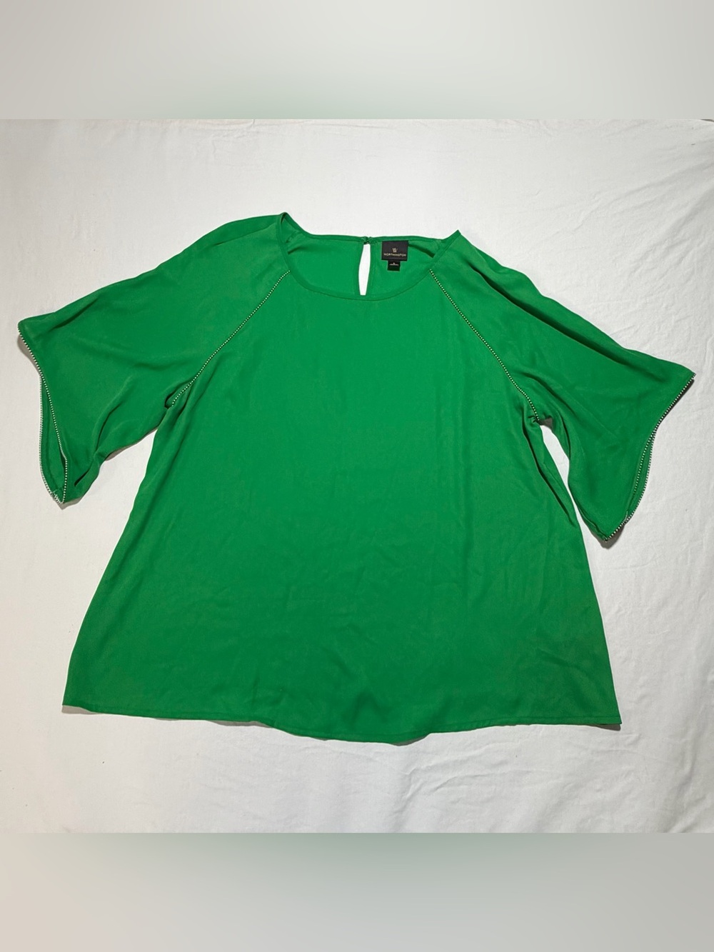 Worthington Emerald Green Round-Neck Tunic